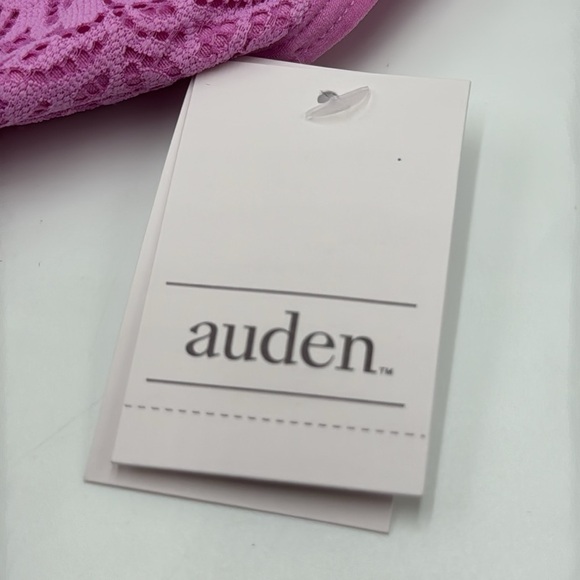 NWT Auden Mauve Lace Bralette Size S Lightly Lined Crossback - Picture 3 of 7